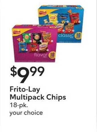 Publix Frito-lay multipack chips offer