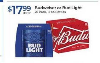 Rite Aid Budweiser or bud light offer