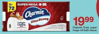 Target Charmin 12-pk super mega roll bath tissue offer
