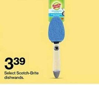 Target Select scotch-brite dishwands offer