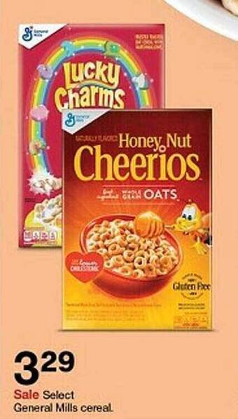 Target Select general mills cereal offer