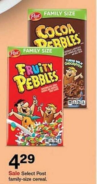 Target Select post family-size cereal offer