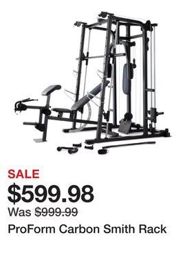 Dick's Sporting Goods Proform carbon smith rack offer