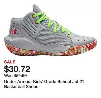 Dick's Sporting Goods Under armour kids' grade school jet 21 basketball shoes offer