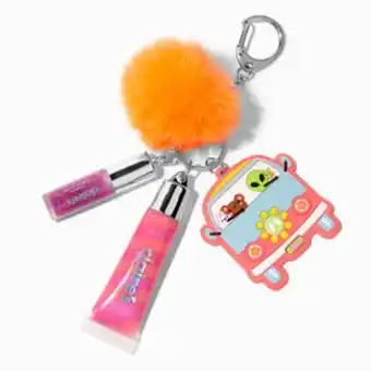 Claire's Groovy bus lip gloss keychain offer