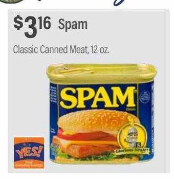 Commissary Spam classic canned meat offer