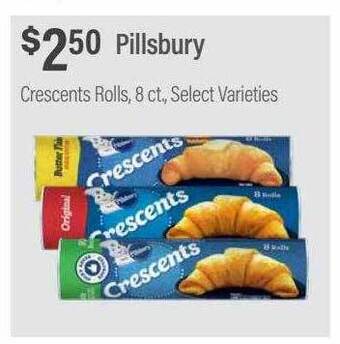 Commissary Pillsbury crescents rolls offer