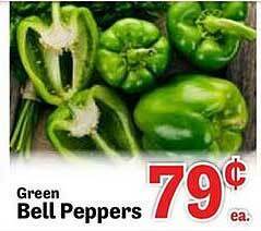 Food Depot Green bell peppers offer