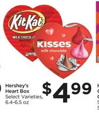 Food 4 Less Hershey's heart box offer
