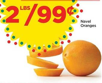 Food 4 Less Navel oranges offer