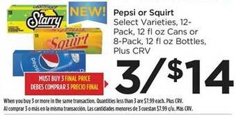 Food 4 Less Pepsi or squirt offer