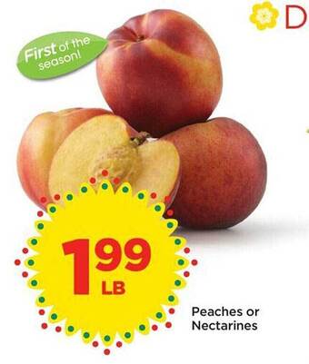 Food 4 Less Peaches or nectarines offer