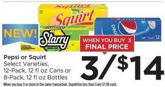 Food 4 Less Pepsi or squirt offer