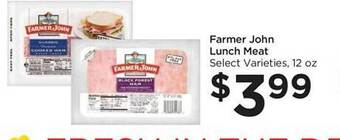 Food 4 Less Farmer john lunch meat offer