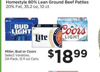 Food 4 Less Miller, bud or coors offer