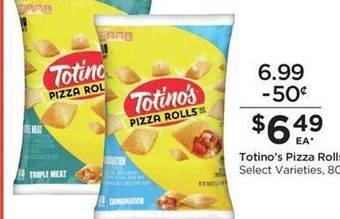 Food 4 Less Totino's pizza rolls offer