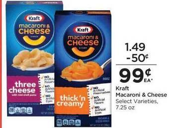 Food 4 Less Kraft macaroni & cheese offer