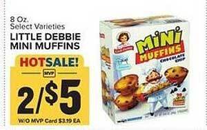 Food Lion Little debbie mini muffins offer
