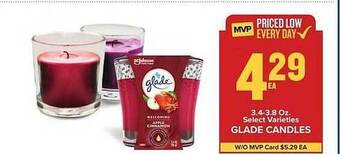 Food Lion Glade candles offer