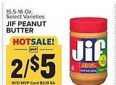 Food Lion Jif peanut butter offer