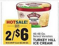 Food Lion Turkey hill ice cream offer