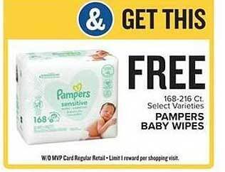 Food Lion Pampers baby wipes offer