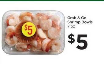 Food 4 Less Grab & go shrimp bowls offer