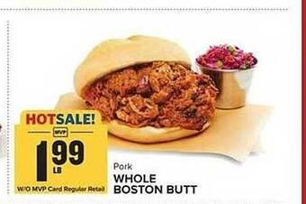 Food Lion Pork whole boston butt offer
