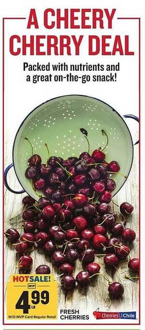 Food Lion Fresh cherries offer