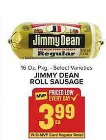 Food Lion Jimmy dean roll sausage offer