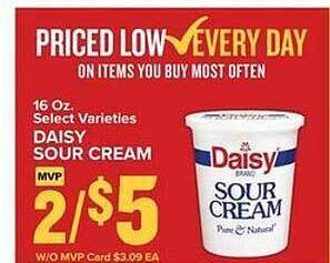 Food Lion Daisy sour cream offer