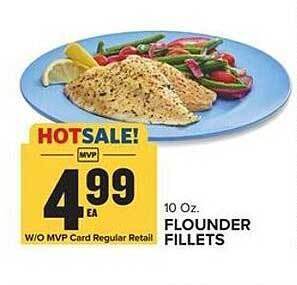 Food Lion Flounder fillets offer