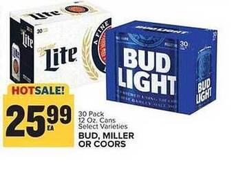 Food Lion Bud, miller or coors offer