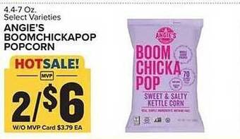 Food Lion Angie's boomchickapop popcorn offer