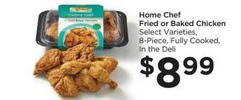 Foods Co Home chef fried or baked chicken offer