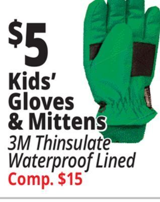 Ocean State Job Lot Kids' gloves & mittens offer