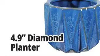 Ocean State Job Lot 4.9" diamond planter offer