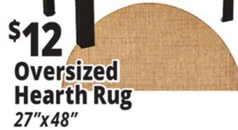Ocean State Job Lot Oversized hearth rug offer