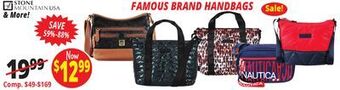 Ocean State Job Lot Famous brand handbags offer