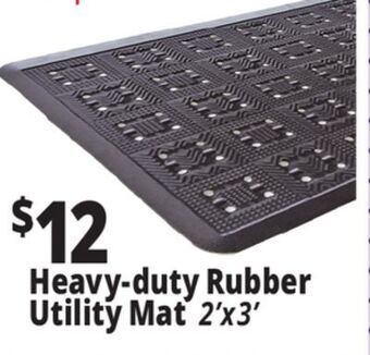 Ocean State Job Lot Heavy-duty rubber utility mat offer