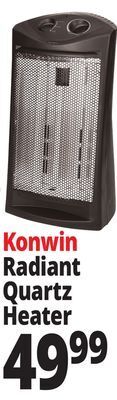 Ocean State Job Lot Konwin radiant quartz heater offer