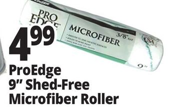 Ocean State Job Lot Proedge 9" shed-free microfiber roller offer