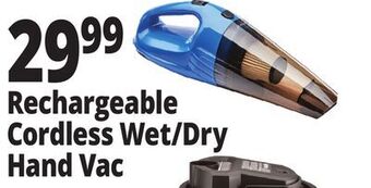 Ocean State Job Lot Rechargeable cordless wet/dry hand vac offer