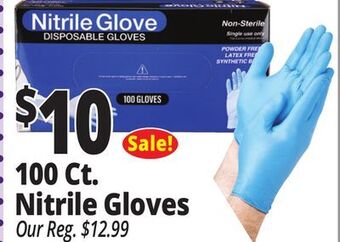 Ocean State Job Lot 100 ct. nitrile gloves offer