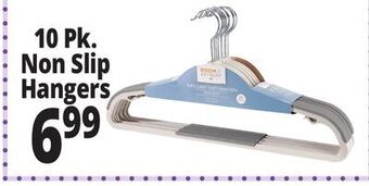 Ocean State Job Lot 10 pk. non slip hangers offer