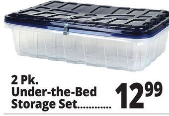 Ocean State Job Lot 2 pk. under-the-bed storage set offer