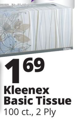 Ocean State Job Lot Kleenex basic tissue offer