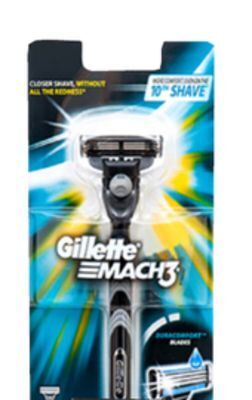 Ocean State Job Lot Gillette mach3 razor with 1 cartridge offer