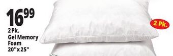 Ocean State Job Lot 2pk. gel memory foam 20"x25" offer