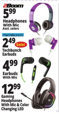 Ocean State Job Lot Earbuds & headphones offer